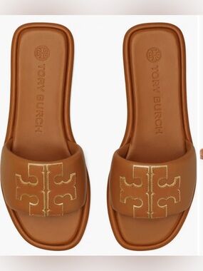 Double-T Leather Sport Slide Sandal (Women)